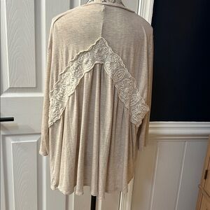 Cato Beige Long Sleeve Top